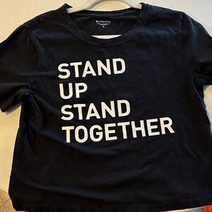 Athleta Black Graphic Tee